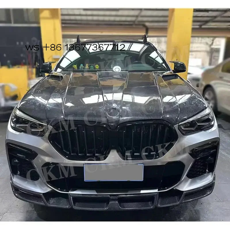Carbon Fiber Front Bumper Hood X6 G06 2020+ FRP Car Styling Bodykits Engine Bonnets Accessories
Carbon Fiber Front Bumper Hood X6 G06 2020+ FRP Car Styling Bodykits Engine Bonnets Accessories
