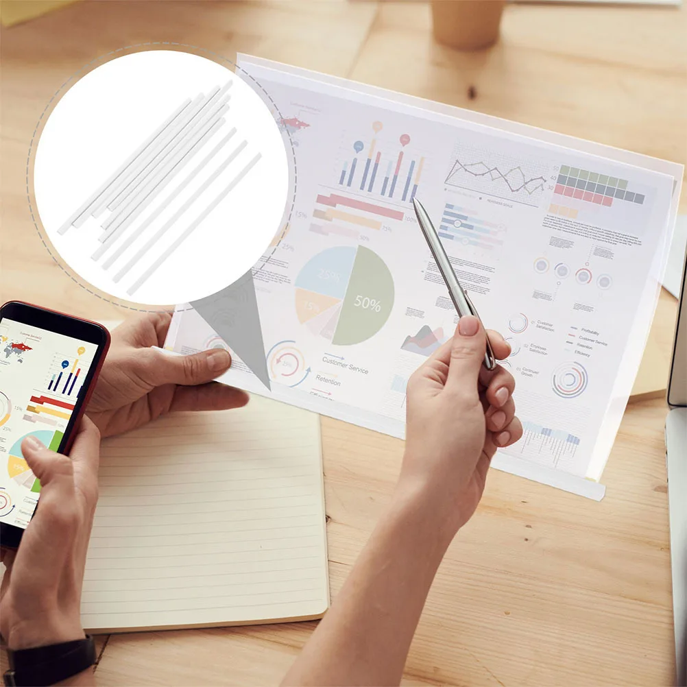 20Pcs File Folder Sliding Bar Clear Paper Binding Covers Large Capacity Document Storage Office School Reports Binding Bars
20Pcs File Folder Sliding Bar Clear Paper Binding Covers Large Capacity Document Storage Office School Reports Binding Bars