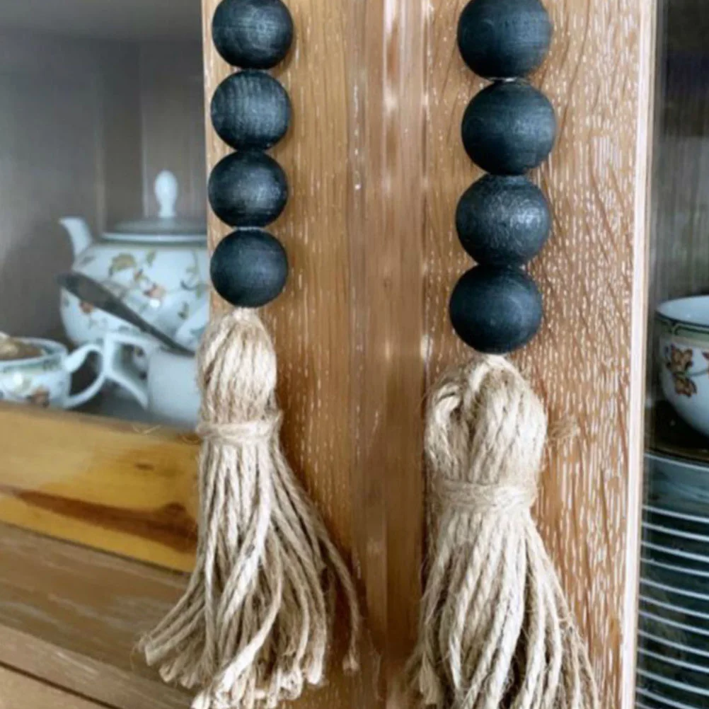 4Pcs Wooden Bead Home Hanging Decor Tassel Pendant Wall Door Adornment Wall Hanging Wooden Bead Decor Indoor Ornaments
4Pcs Wooden Bead Home Hanging Decor Tassel Pendant Wall Door Adornment Wall Hanging Wooden Bead Decor Indoor Ornaments