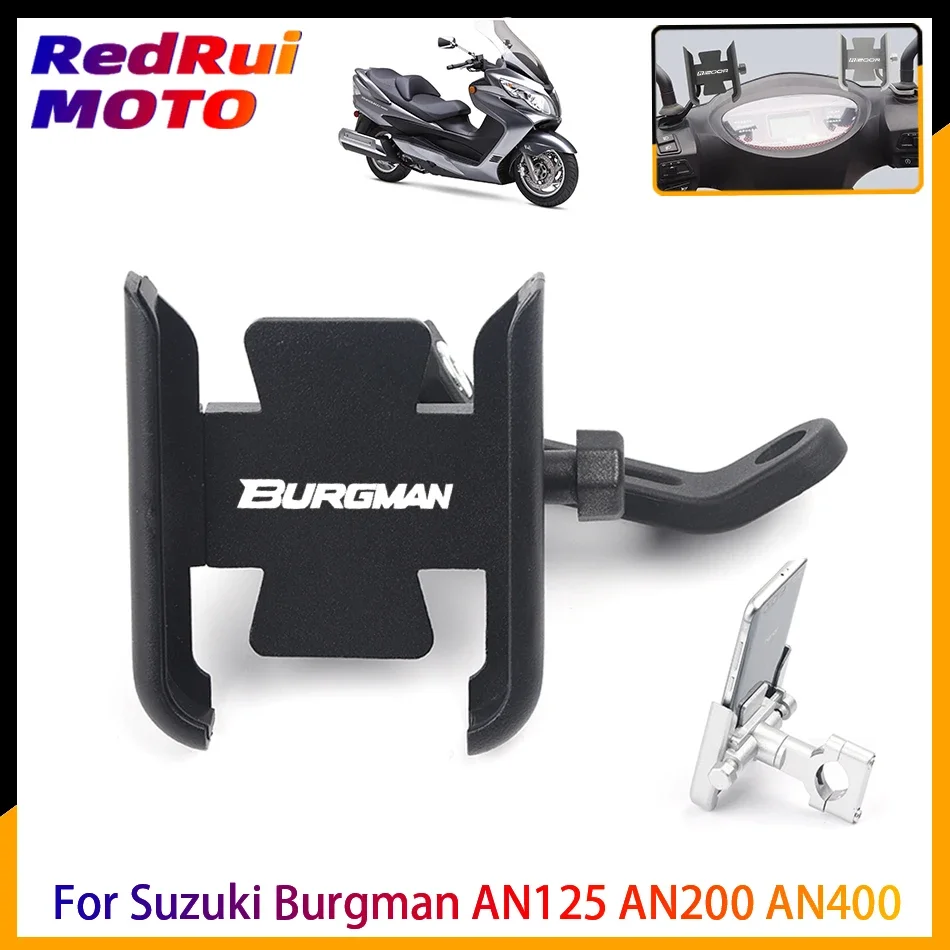 For Suzuki Burgman AN125 AN200 AN400 AN650 Motorcycle Mobile Phone Holder GPS Navigator Mirror Handlebar Bracket Accessories
For Suzuki Burgman AN125 AN200 AN400 AN650 Motorcycle Mobile Phone Holder GPS Navigator Mirror Handlebar Bracket Accessories