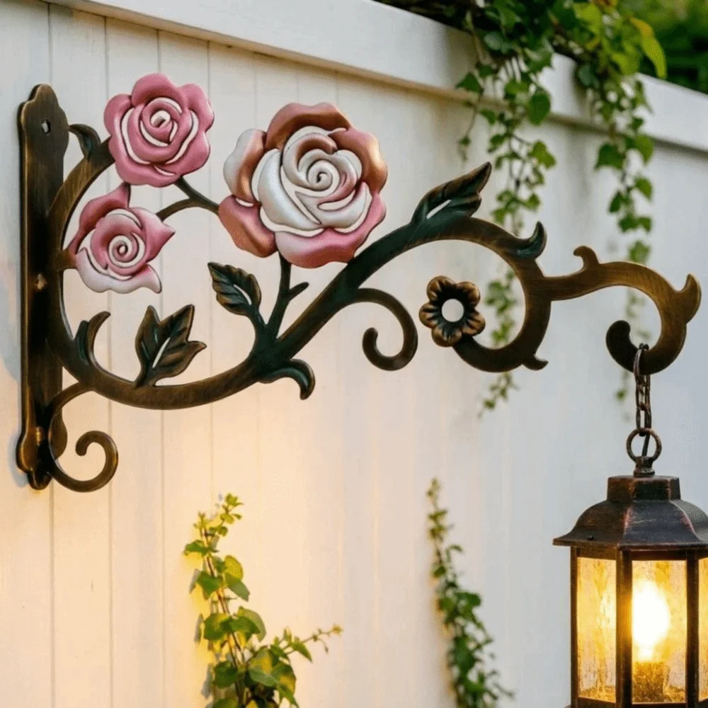 Hollow Metal Plant Hook Rustproof Heavy-Duty Wall-Mounted Plant Hanger Decorative Rose Hanging Hook Bracket Indoor Decor
Hollow Metal Plant Hook Rustproof Heavy-Duty Wall-Mounted Plant Hanger Decorative Rose Hanging Hook Bracket Indoor Decor