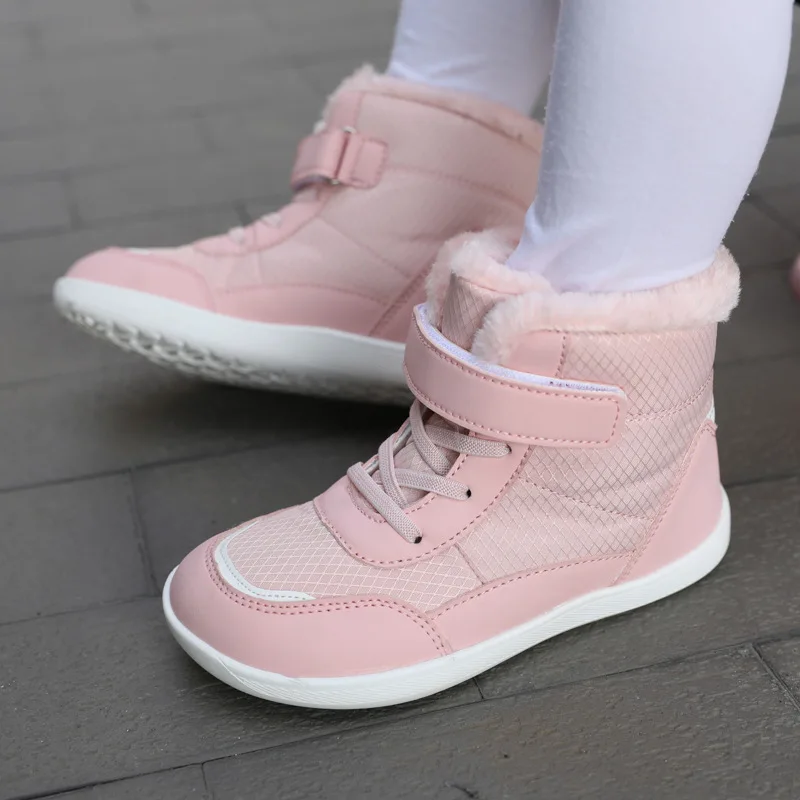 Kids'Boots Snow Boots Solid Color PU Leather Fashion Winter Shoes For Children Anti-slip Breathable Black White Size 25-36
Kids'Boots Snow Boots Solid Color PU Leather Fashion Winter Shoes For Children Anti-slip Breathable Black White Size 25-36