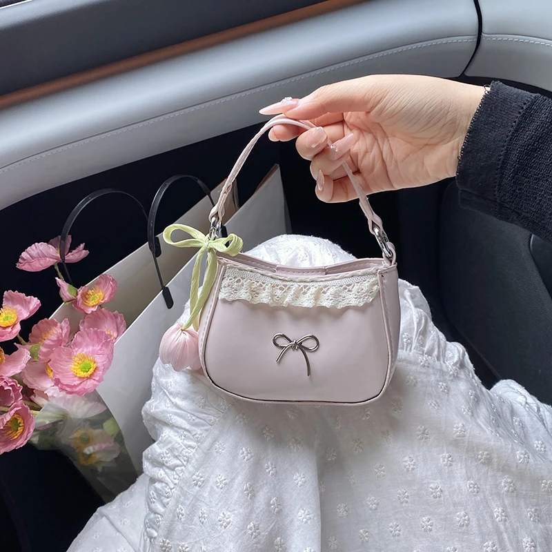 Cute girl Korean style hand-held mini bag 2025 new small fresh simple fashionable shoulder bag high-end women's bag
Cute girl Korean style hand-held mini bag 2025 new small fresh simple fashionable shoulder bag high-end women's bag