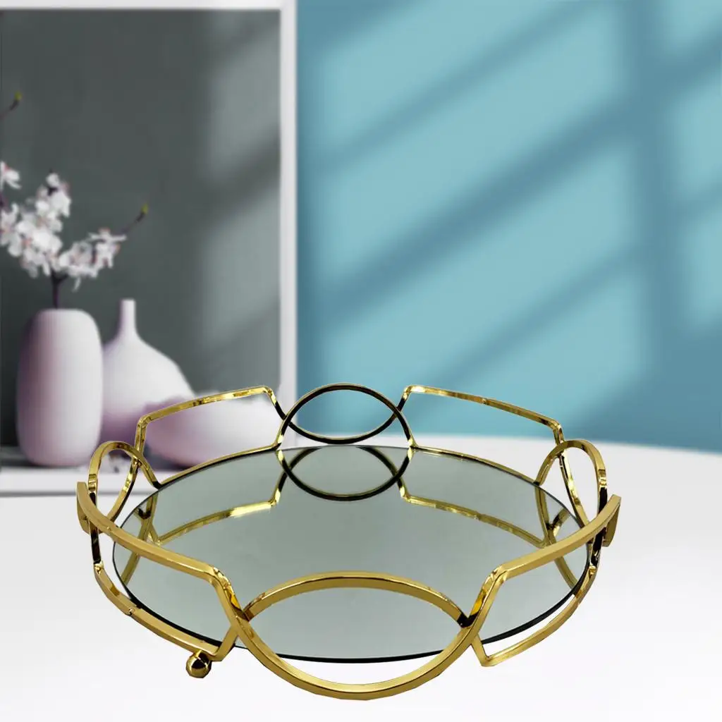 Vanity Mirrored Tray 30cm Metal Bottom Party Serving Tray Ornate
Vanity Mirrored Tray 30cm Metal Bottom Party Serving Tray Ornate