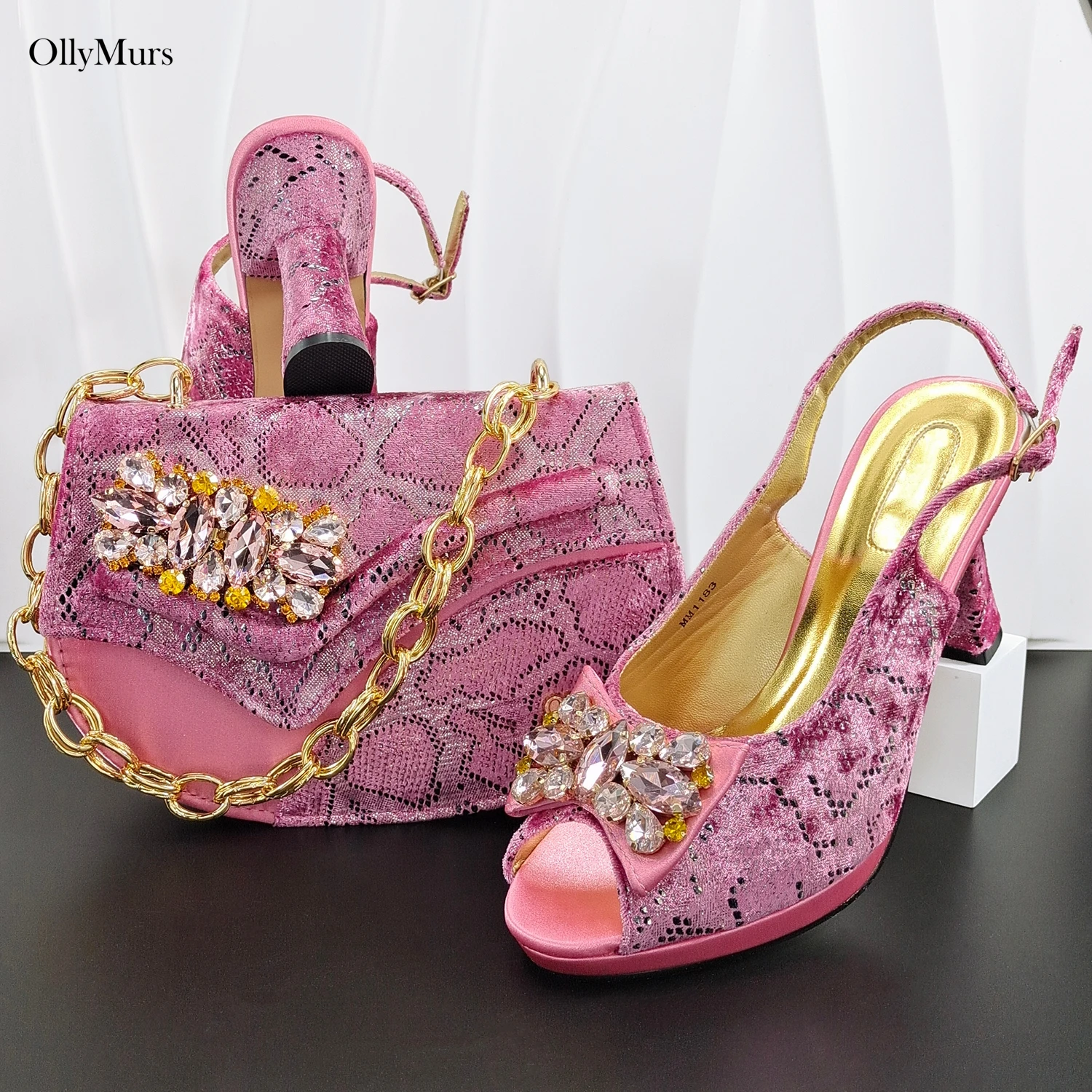 2026 Italian Summer Rhinestone Woman Sandals Peep Toe Shoes And Bag Set New African Pumps Shoes And Bag Set For Wedding Dress
2026 Italian Summer Rhinestone Woman Sandals Peep Toe Shoes And Bag Set New African Pumps Shoes And Bag Set For Wedding Dress