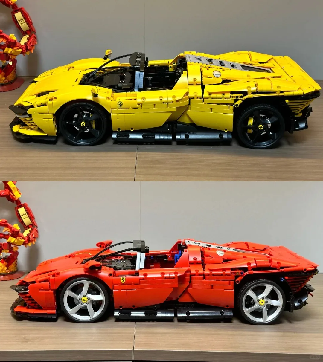 Technical supercar model SP3 puzzle assembling Ferrari model birthday gift assembling building block model male toy decoration
Technical supercar model SP3 puzzle assembling Ferrari model birthday gift assembling building block model male toy decoration