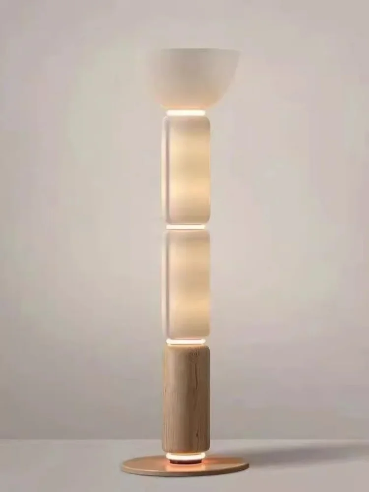 New Wabi Sabi Style Living Room Tea Room Floor Lamp Japanese Medieval Zen Style Model Room Bedroom Bamboo Glass Decorative Lamp
New Wabi Sabi Style Living Room Tea Room Floor Lamp Japanese Medieval Zen Style Model Room Bedroom Bamboo Glass Decorative Lamp