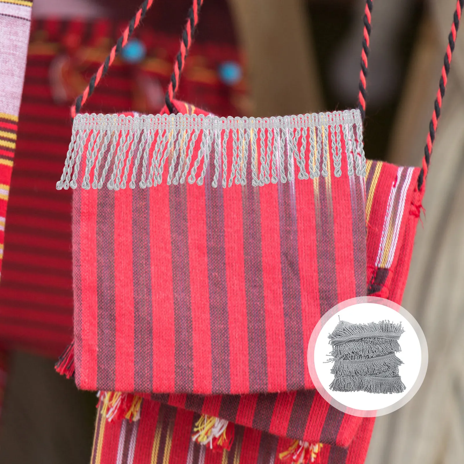 Fringed Trim Tassel Edging Luxury Polyester Silk Decorative Border for DIY Curtain Making Lamp Shade Decoration Home Styling
Fringed Trim Tassel Edging Luxury Polyester Silk Decorative Border for DIY Curtain Making Lamp Shade Decoration Home Styling