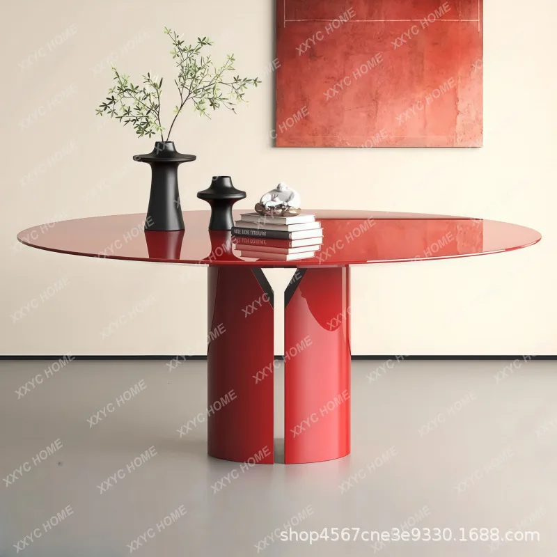 S1saa paint round dining table rock slab dining table modern simplicity
S1saa paint round dining table rock slab dining table modern simplicity