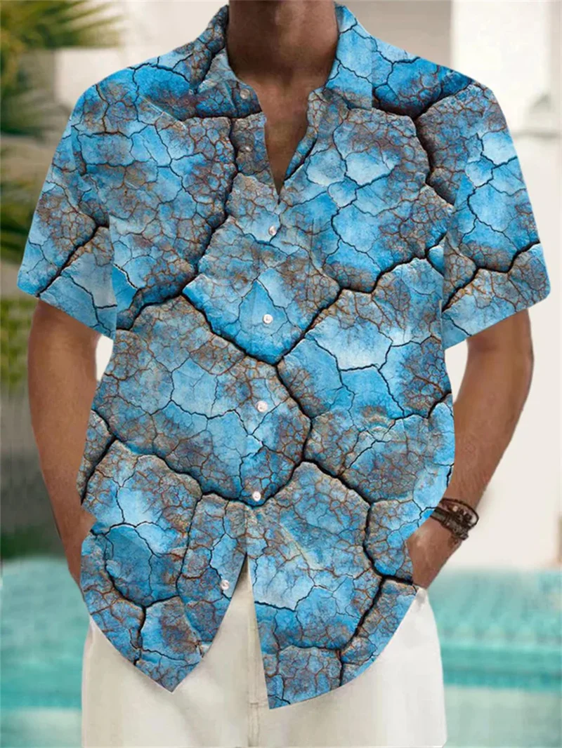 Summer Men's Hawaiian Shirt 3D Printed Flower Buckle Art Short Sleeve Shirt Fashion Beach Shirt Vacation Daily
Summer Men's Hawaiian Shirt 3D Printed Flower Buckle Art Short Sleeve Shirt Fashion Beach Shirt Vacation Daily