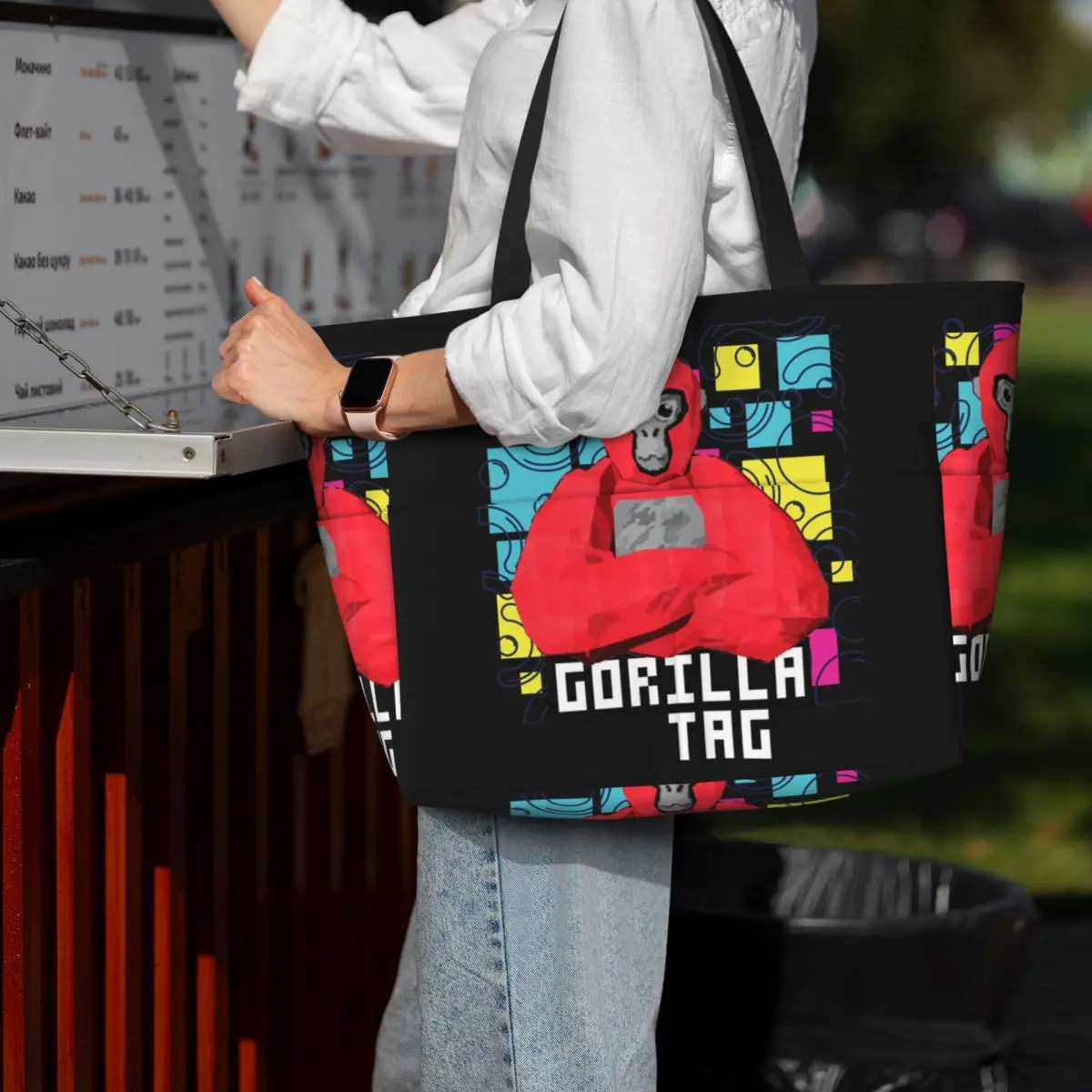 Gorilla Tag Cools Red Beach Tote Bag Sport Gym Yoga Duffle Large Tote Bag Women Travel Bag Fitness bag
Gorilla Tag Cools Red Beach Tote Bag Sport Gym Yoga Duffle Large Tote Bag Women Travel Bag Fitness bag
