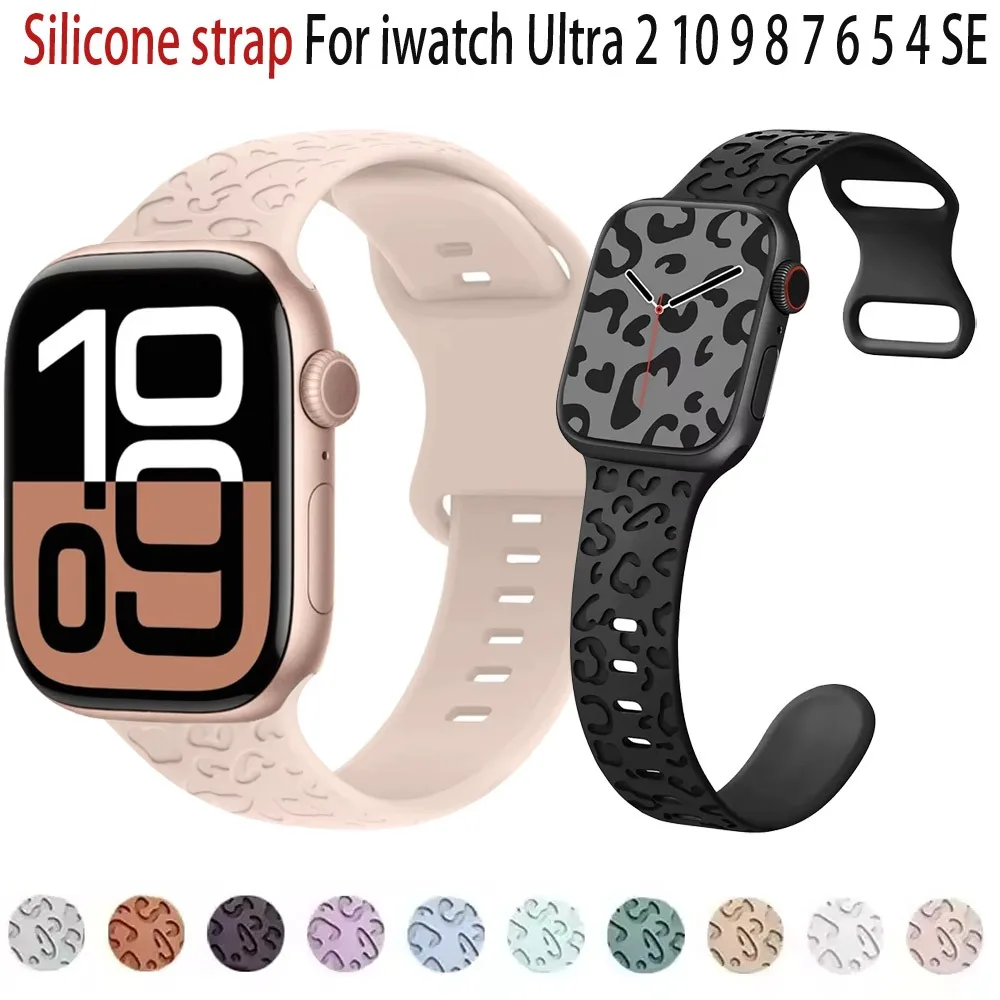 Силиконовый ремешок для Apple Watch Ultra 49 мм 10 42 мм 46 мм 9 8 7 45 мм 41 мм Дышащий ремешок с леопардовым принтом IWatch 6 5 4 3 SE 44 мм 40 мм
Силиконовый ремешок для Apple Watch Ultra 49 мм 10 42 мм 46 мм 9 8 7 45 мм 41 мм Дышащий ремешок с леопардовым принтом IWatch 6 5 4 3 SE 44 мм 40 мм