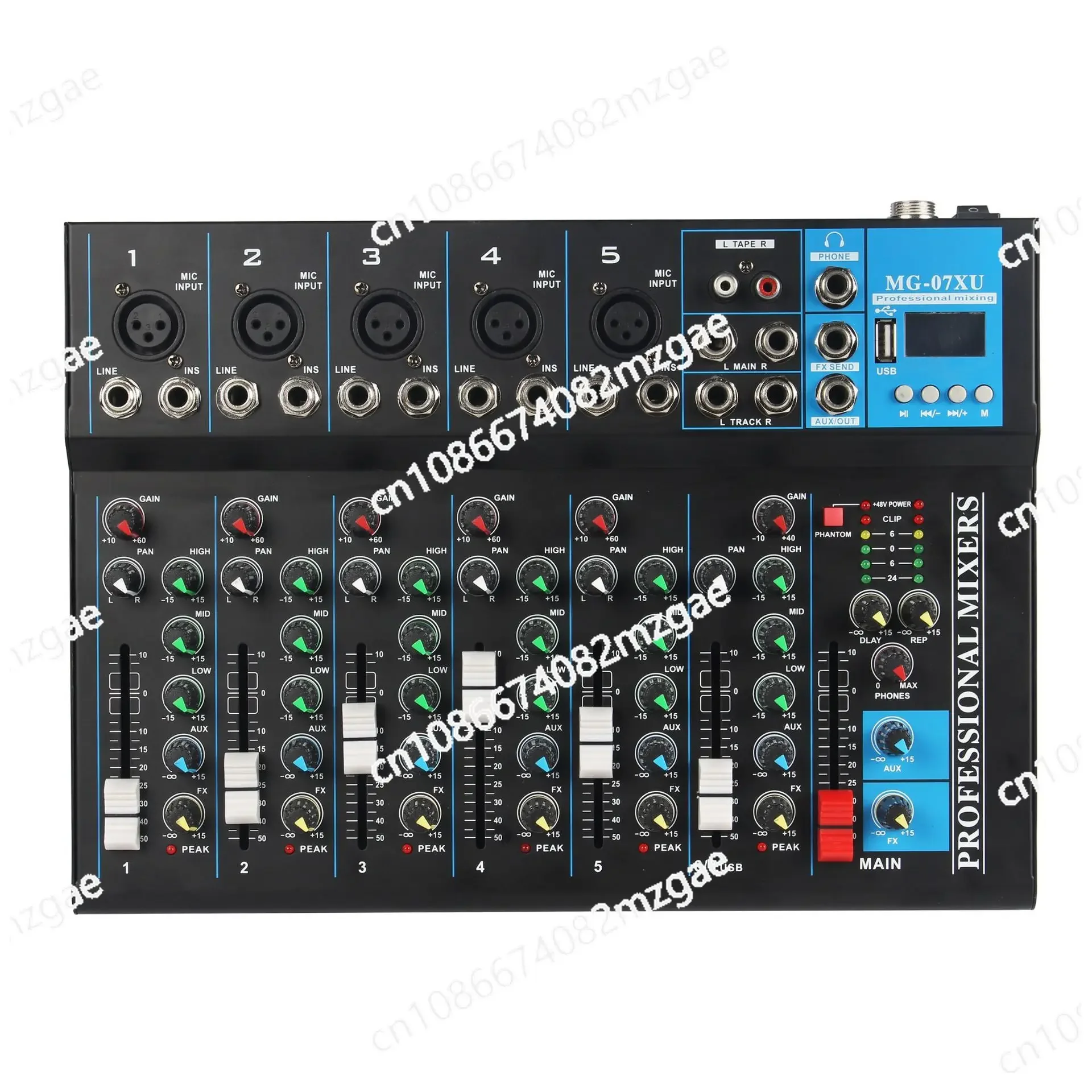 7-полосный микшер, профессиональный сценический пение, аудио, оборудование для прямой трансляции, Bluetooth, USB-монитор, настройка, DJ-микшер
7-полосный микшер, профессиональный сценический пение, аудио, оборудование для прямой трансляции, Bluetooth, USB-монитор, настройка, DJ-микшер