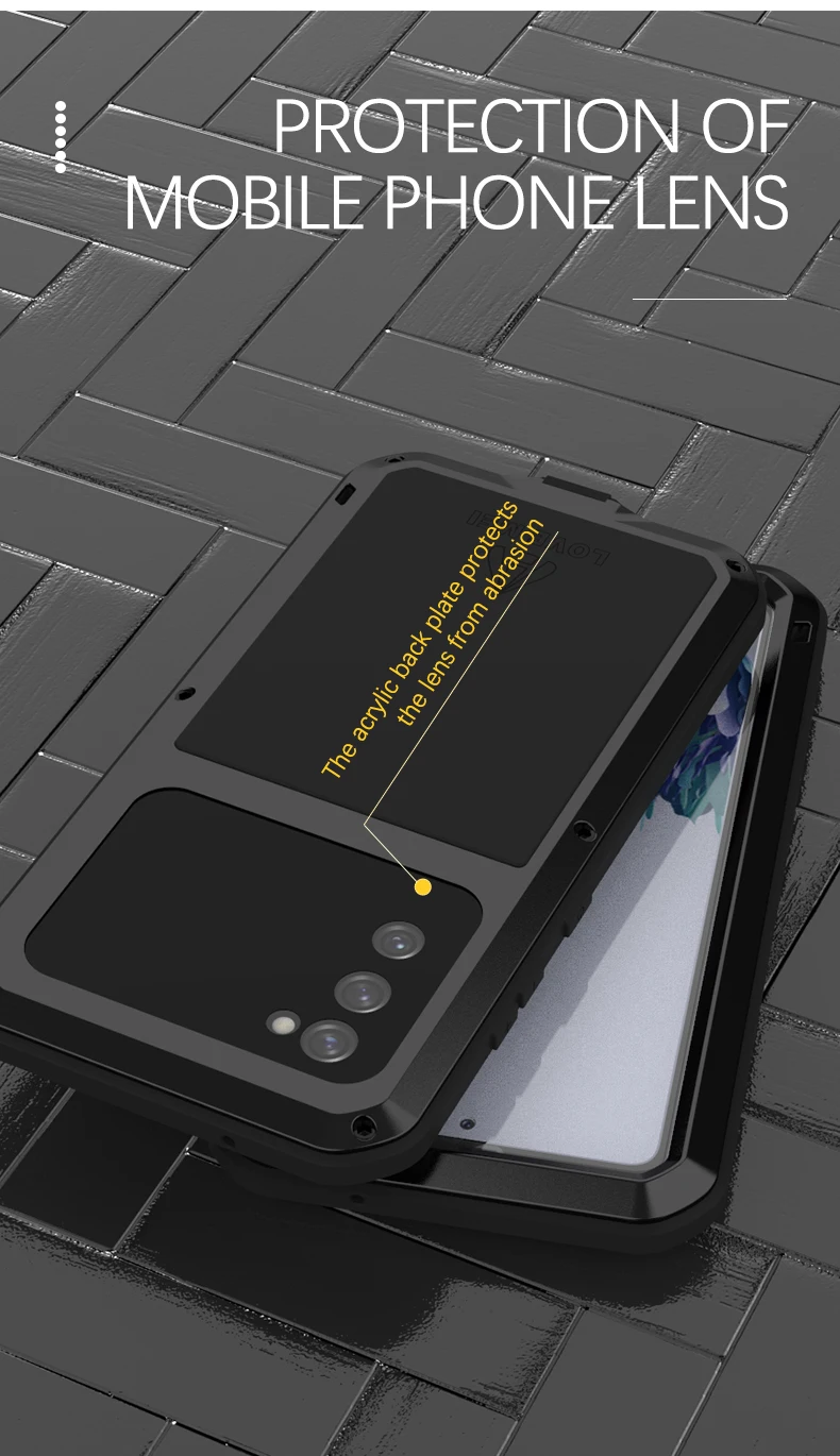 Love Mei-Мощный чехол для телефона Samsung Galaxy S20 Fe, металлическая броня, защита от грязи, чехлы для воды для Samsung Galaxy S20 Fe, 5G
Love Mei-Мощный чехол для телефона Samsung Galaxy S20 Fe, металлическая броня, защита от грязи, чехлы для воды для Samsung Galaxy S20 Fe, 5G