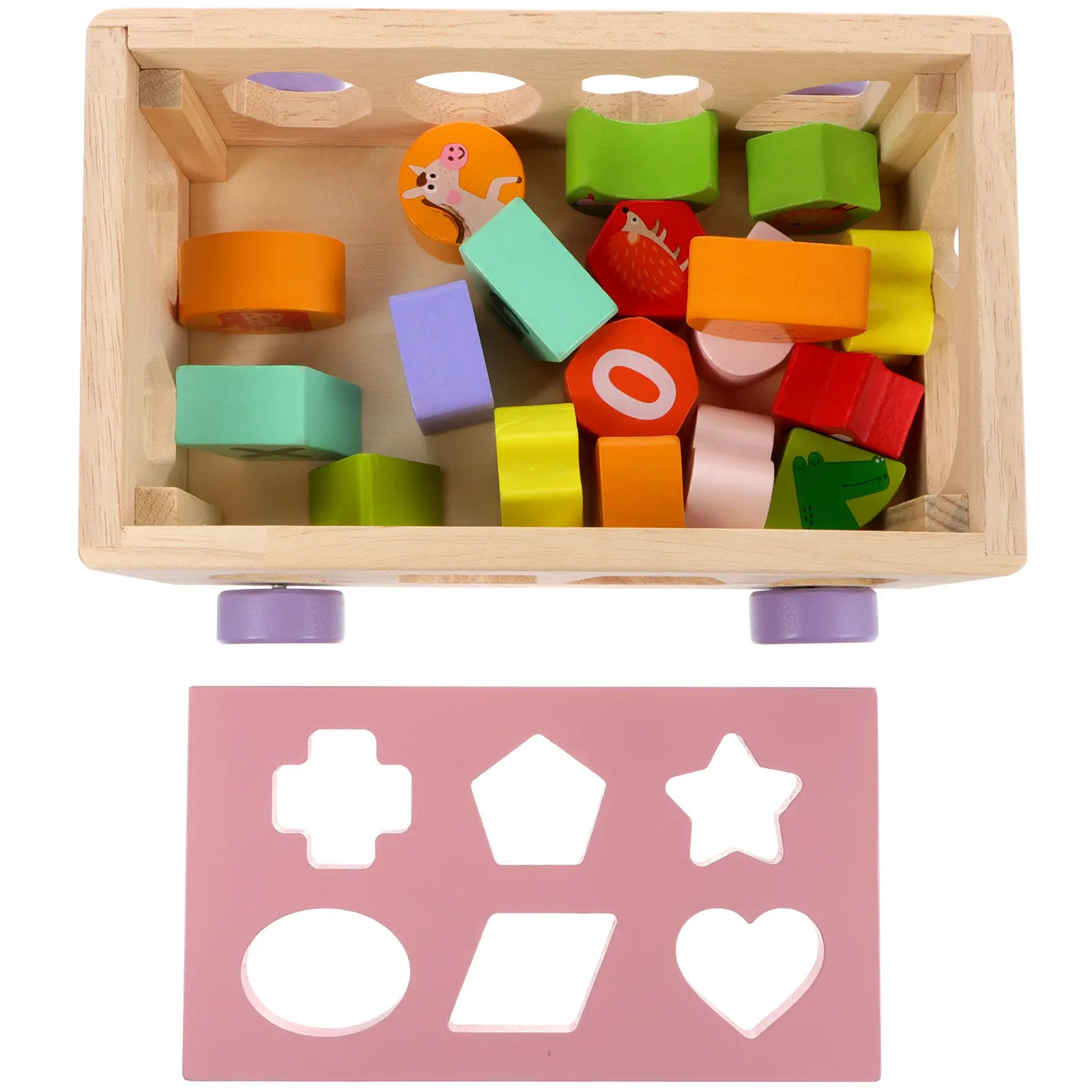 1Set Wooden Intelligence Car Pink Animal Shape Sorting Early Education Creative Building Block Game Fine Motor Skill Training
1Set Wooden Intelligence Car Pink Animal Shape Sorting Early Education Creative Building Block Game Fine Motor Skill Training