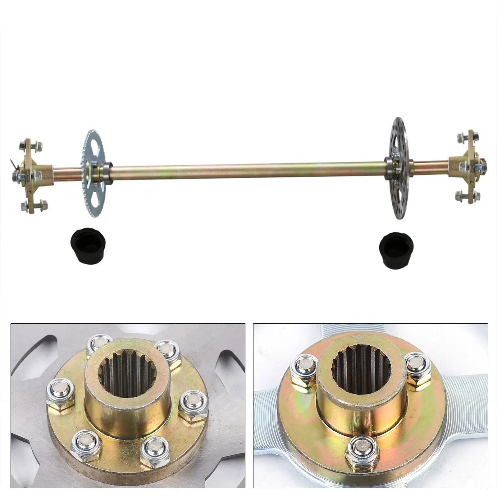 Go Kart Rear Axle Assembly Kit 29.13''(740mm)Complete Wheel Hub for Mini Kids ATV QUAD Buggy for DIY Gokart Projects or Rebuilds
Go Kart Rear Axle Assembly Kit 29.13''(740mm)Complete Wheel Hub for Mini Kids ATV QUAD Buggy for DIY Gokart Projects or Rebuilds