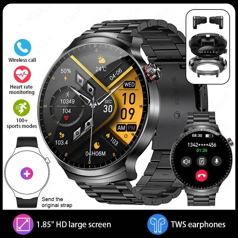2025 Новые Смарт-часы TWS 2-в-1 Bluetooth-наушники HIFI 9D качество звука Bluetooth-вызов для мужчин и женщин спортивные умные часы
2025 Новые Смарт-часы TWS 2-в-1 Bluetooth-наушники HIFI 9D качество звука Bluetooth-вызов для мужчин и женщин спортивные умные часы