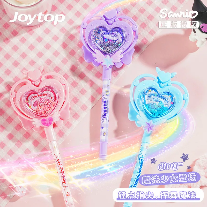 Шариковые ручки Sanrio Magic Wand, нейтральная ручка с героями мультфильмов, черные гелевые ручки 0,5 мм, канцелярские принадлежности для студентов, школьные принадлежности
Шариковые ручки Sanrio Magic Wand, нейтральная ручка с героями мультфильмов, черные гелевые ручки 0,5 мм, канцелярские принадлежности для студентов, школьные принадлежности