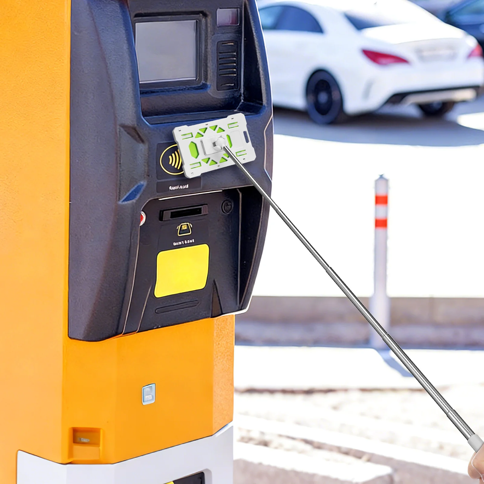 2pcs Telescopic Parking Card Stick Extension Rod for Car Garage Stop Sign Aid Badge Holder Hard Plastic Ticket Clip
2pcs Telescopic Parking Card Stick Extension Rod for Car Garage Stop Sign Aid Badge Holder Hard Plastic Ticket Clip