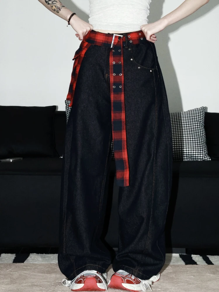 Американские ретро синие широкие джинсы для мужчин и женщин Design Sense с высокой талией Dra Knife Pants Прямые брюки для уличных танцев
Американские ретро синие широкие джинсы для мужчин и женщин Design Sense с высокой талией Dra Knife Pants Прямые брюки для уличных танцев