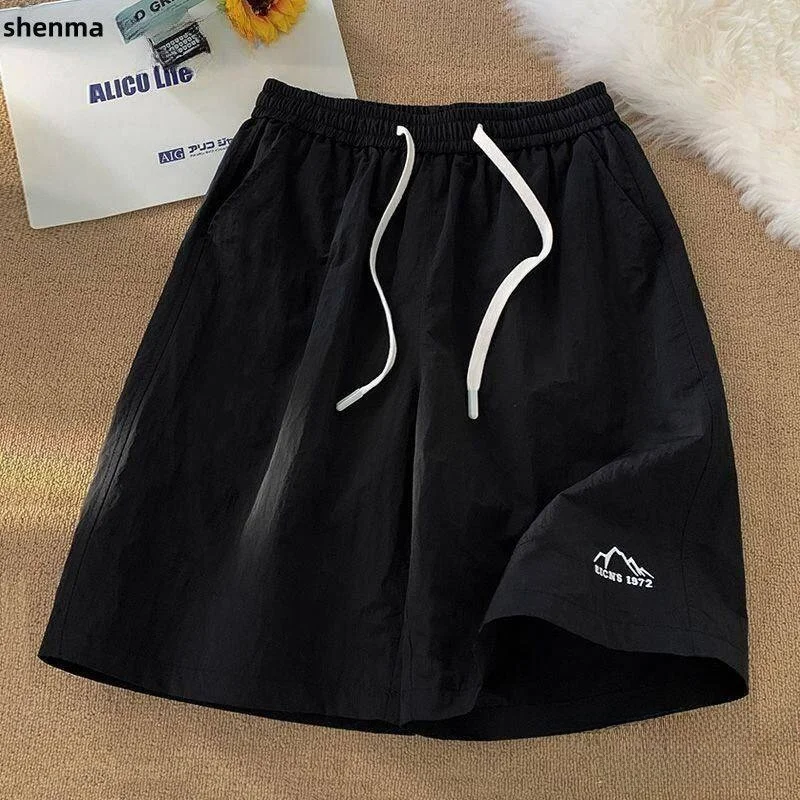 Loose Casual Beach Shorts for Men Summer 2026 Four-Five Length American Trendy Brand Sporty Comfortable Polyester Fiber
Loose Casual Beach Shorts for Men Summer 2026 Four-Five Length American Trendy Brand Sporty Comfortable Polyester Fiber