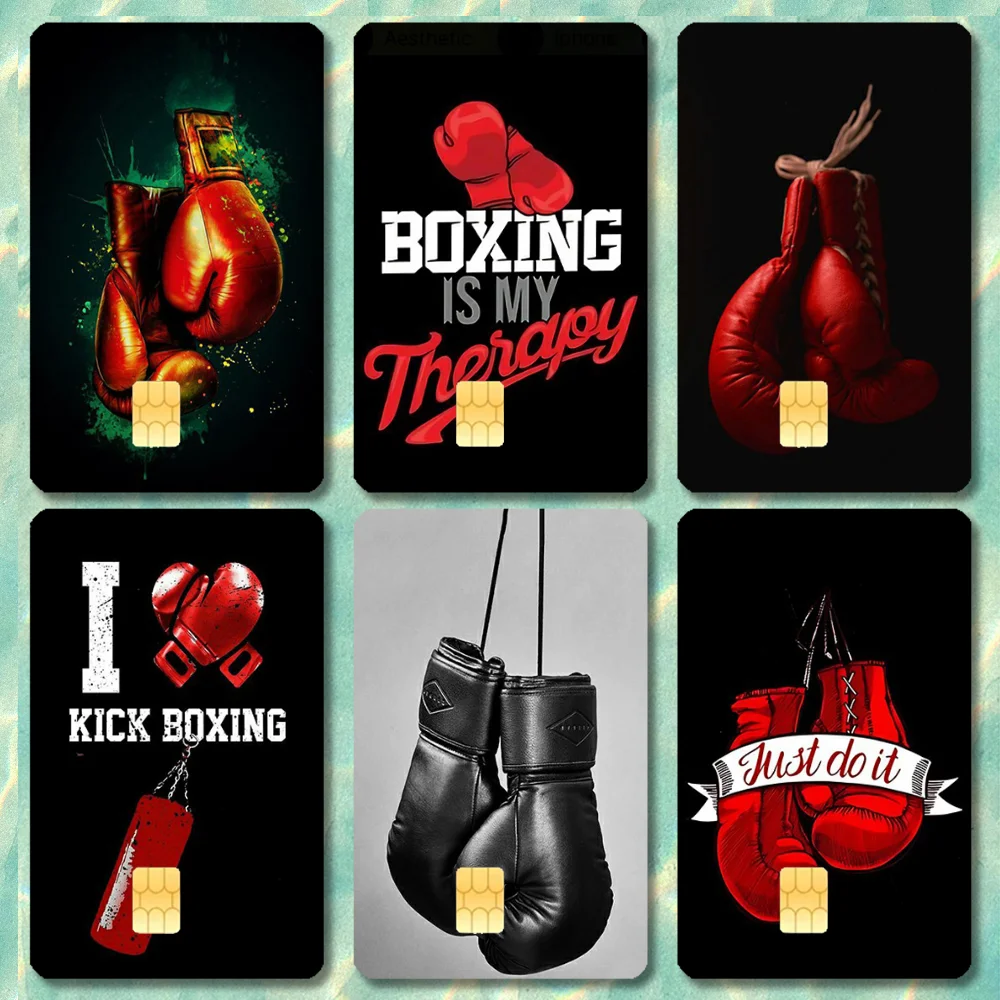 Boxing Gloves Sport Stickers Cartoon Credit Card Visa Debit Bank Charge Card Bus Metro Waterproof Sticker Decal Decoration
Boxing Gloves Sport Stickers Cartoon Credit Card Visa Debit Bank Charge Card Bus Metro Waterproof Sticker Decal Decoration