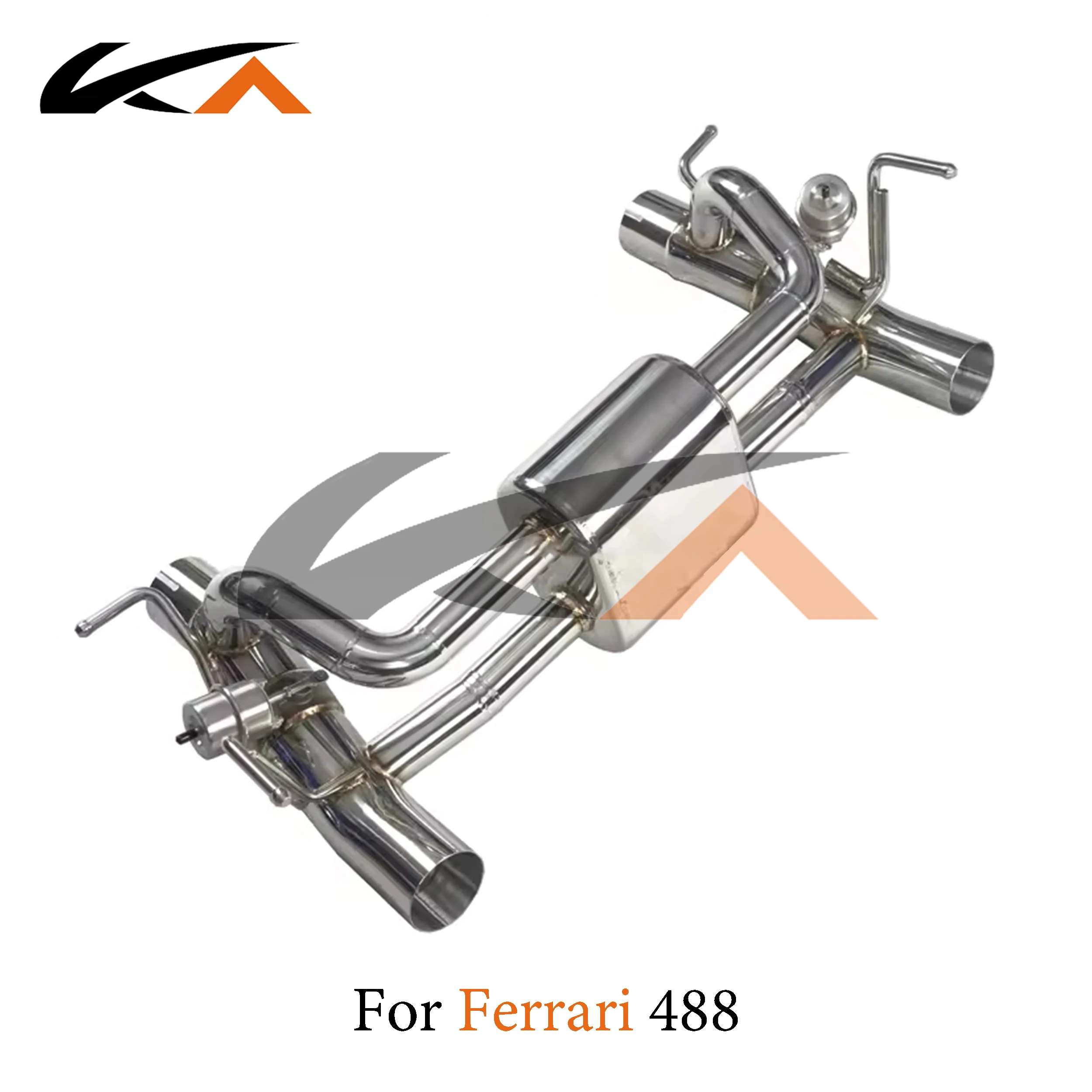 KA Tuning exhaust system SS catback for Ferrari 488 rear section performance parts muffler with valve
KA Tuning exhaust system SS catback for Ferrari 488 rear section performance parts muffler with valve