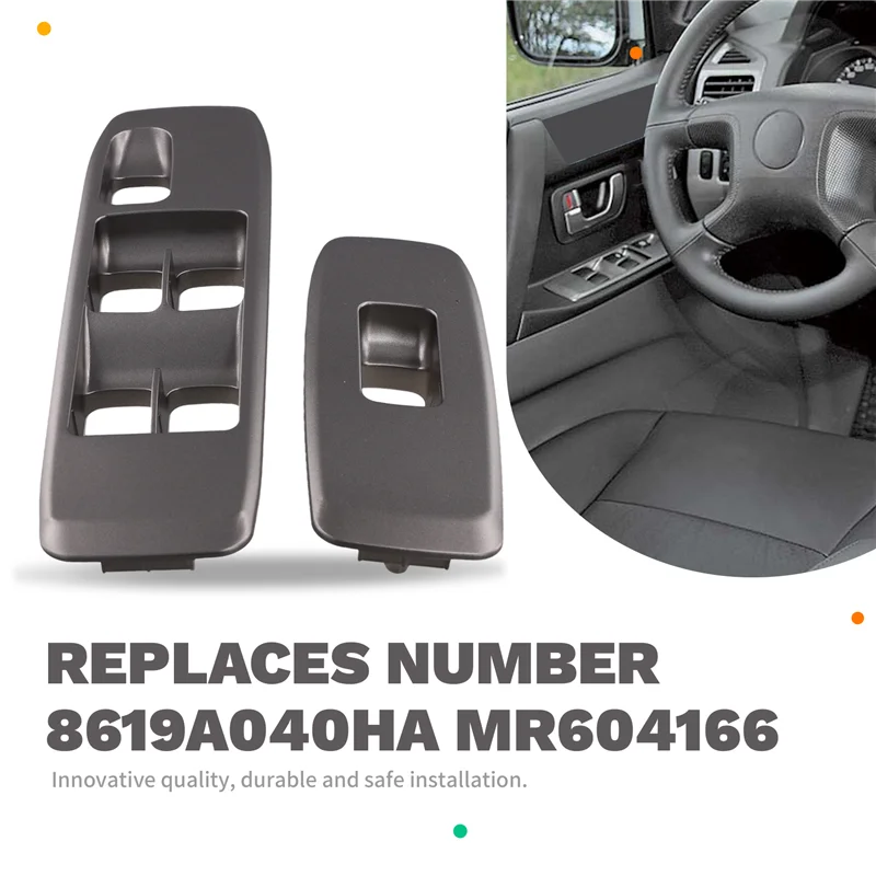 1 пара для Mitsubishi Pajero/Montero V73 V77 00-06, рамка окна передней двери, панель переключателя стеклоподъемника 8619A040HA MR604166
1 пара для Mitsubishi Pajero/Montero V73 V77 00-06, рамка окна передней двери, панель переключателя стеклоподъемника 8619A040HA MR604166
