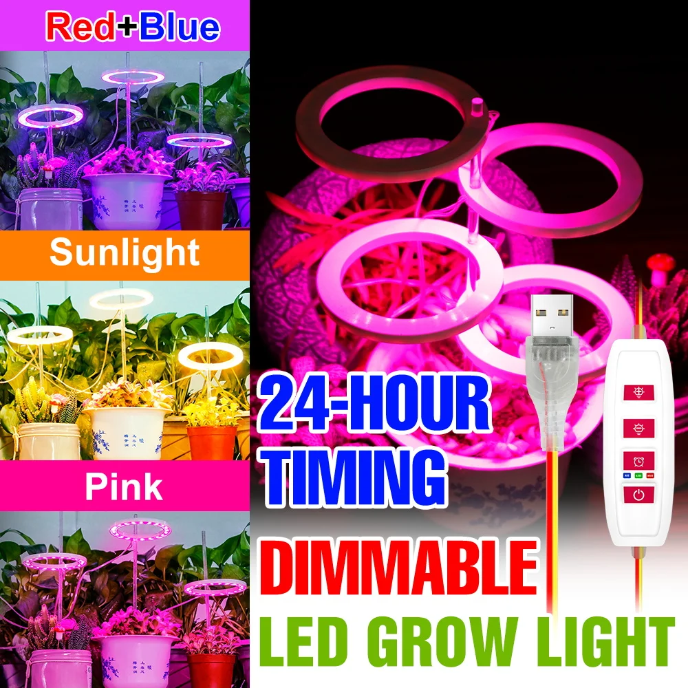 Indoor Full Spectrum Grow Lights LED USB Plant Fill Lights DC5V Dimmable Flower Succulent Seedling Potted Cultivation Lighting
Indoor Full Spectrum Grow Lights LED USB Plant Fill Lights DC5V Dimmable Flower Succulent Seedling Potted Cultivation Lighting