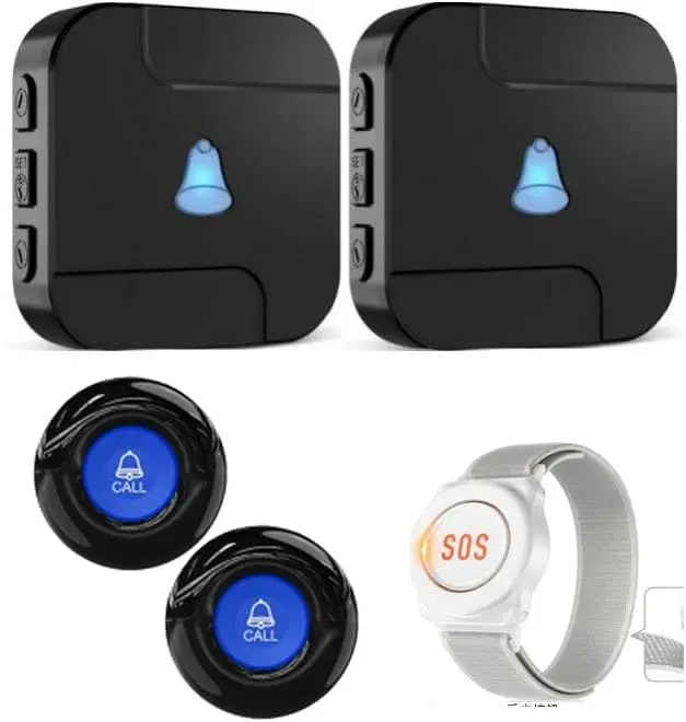 WiFi Caregiver Pager for Elderly, Wireless Call Button with APP Alert, Emergency Help System for Seniors at Home
WiFi Caregiver Pager for Elderly, Wireless Call Button with APP Alert, Emergency Help System for Seniors at Home