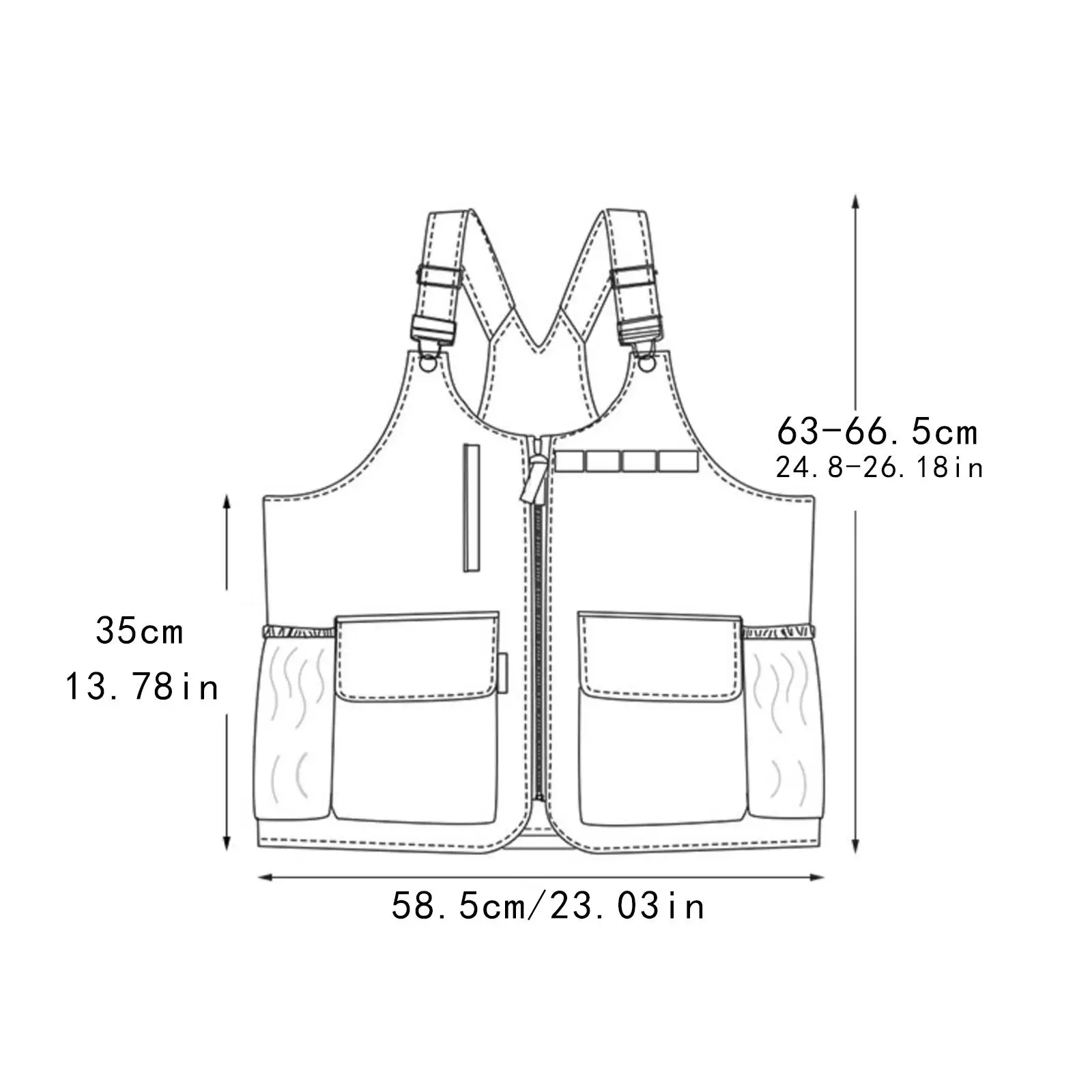Outdoor Camping Vest Lightweight Fishing Vest Practical Portable Barbecue Apron
Outdoor Camping Vest Lightweight Fishing Vest Practical Portable Barbecue Apron