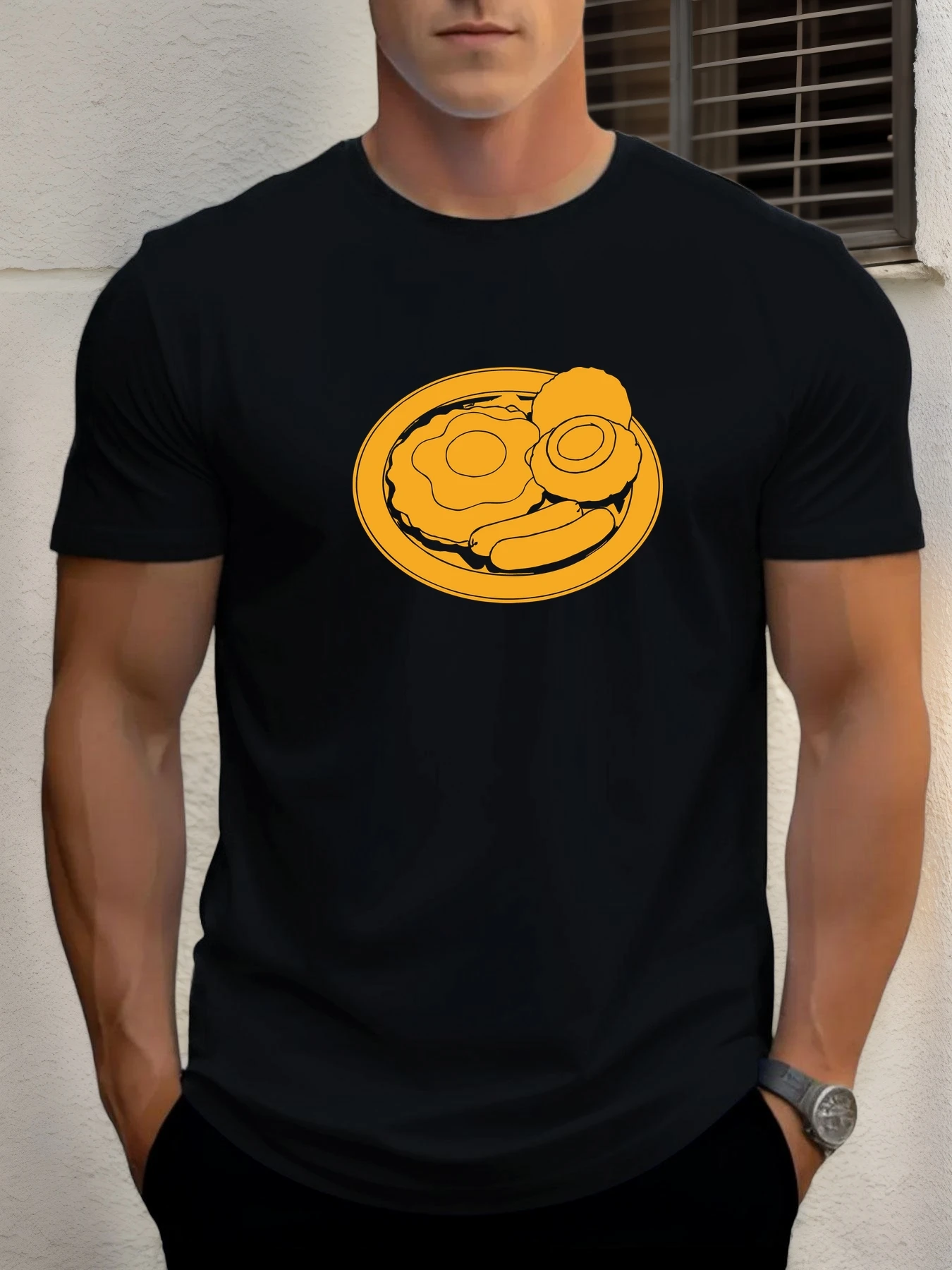 T Shirt For Men's Breakfast 100% Cotton Graphic Printing Summer Round Neck Tee Casual Breathable Streetstyle Daily Cool T Shirt
T Shirt For Men's Breakfast 100% Cotton Graphic Printing Summer Round Neck Tee Casual Breathable Streetstyle Daily Cool T Shirt