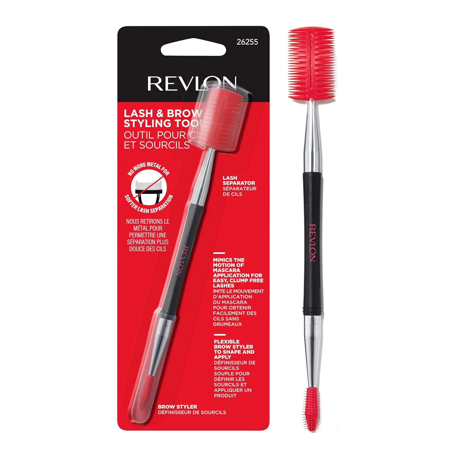 Dual Ended Eyelash Separator & Brow Brush Spoolie, Lash & Brow Styling Tool for Clump-Free Lashes and Defined Brows,
Dual Ended Eyelash Separator & Brow Brush Spoolie, Lash & Brow Styling Tool for Clump-Free Lashes and Defined Brows,