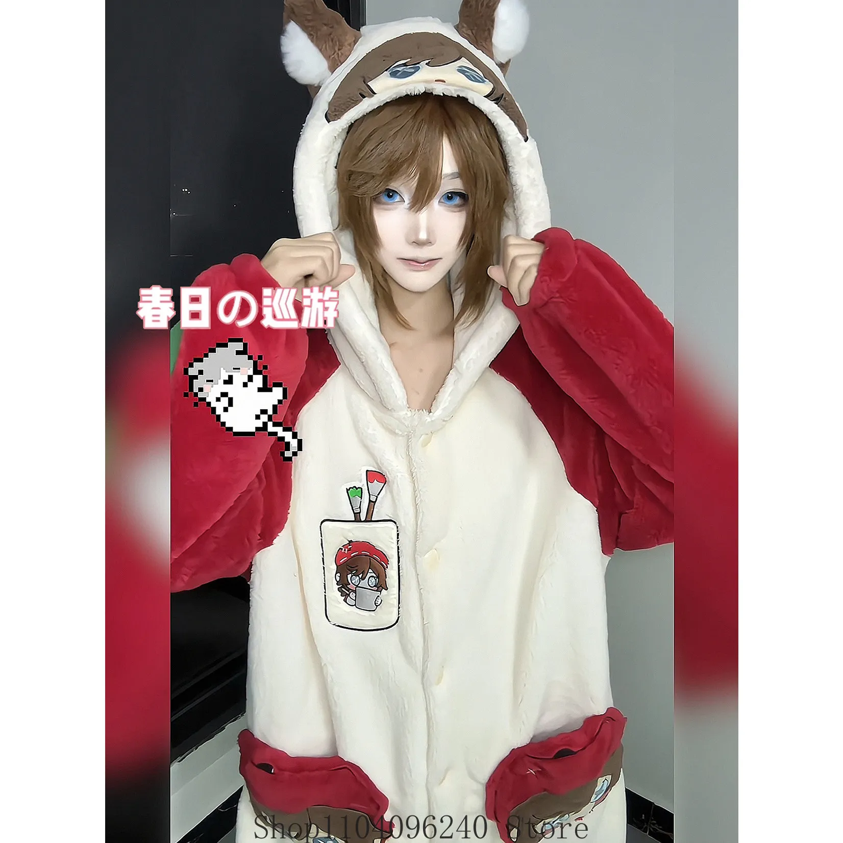 Игра Identity V Эдгар Вальден аниме косплей пижамы зимний ночной халат брюки домашняя одежда с капюшоном костюм студенческие фанаты подарок
Игра Identity V Эдгар Вальден аниме косплей пижамы зимний ночной халат брюки домашняя одежда с капюшоном костюм студенческие фанаты подарок