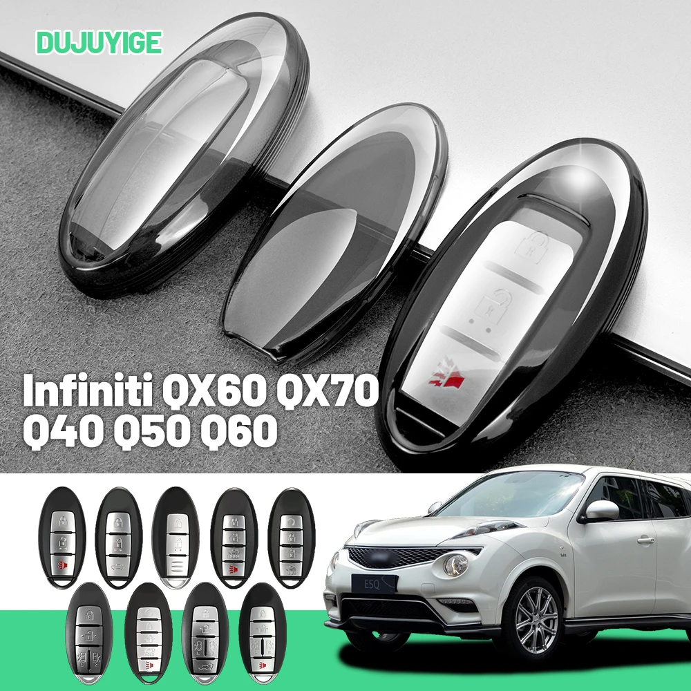 Clear TPU Car Key Case For Infiniti QX60 QX70 Q40 Q50 Q60 Q70 FX Key Fob Cover Protector Shell Auto Accessories
Clear TPU Car Key Case For Infiniti QX60 QX70 Q40 Q50 Q60 Q70 FX Key Fob Cover Protector Shell Auto Accessories