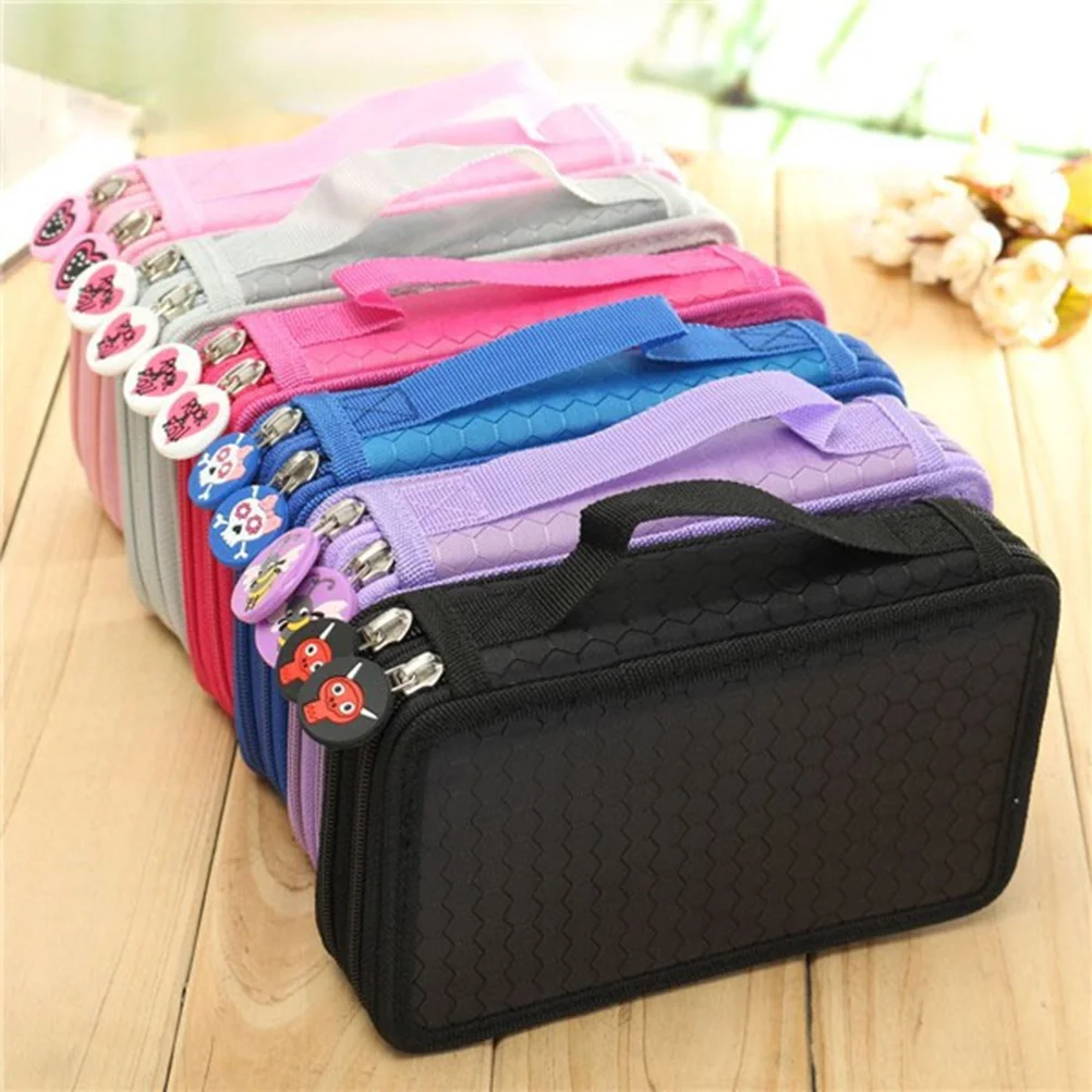 Colored Pencil Case Large 32 Slots Compact Pencil Bag Travel Organizer for Gel Pens Watercolor Ordinary Pencils
Colored Pencil Case Large 32 Slots Compact Pencil Bag Travel Organizer for Gel Pens Watercolor Ordinary Pencils