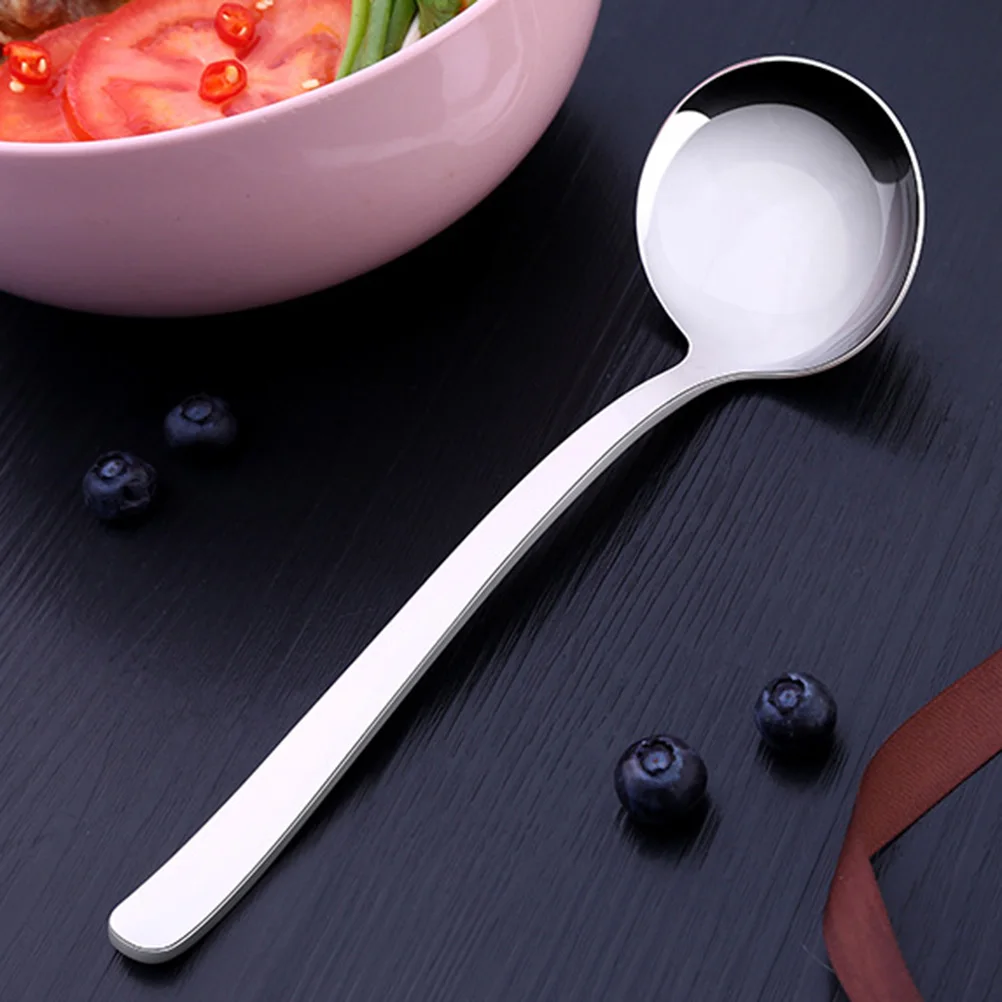 Ladle Long Soup Scoop Stainless Steel Spoon Noodle Serving Food Large Noodle Spoon Ladle Head Kitchen Tool
Ladle Long Soup Scoop Stainless Steel Spoon Noodle Serving Food Large Noodle Spoon Ladle Head Kitchen Tool