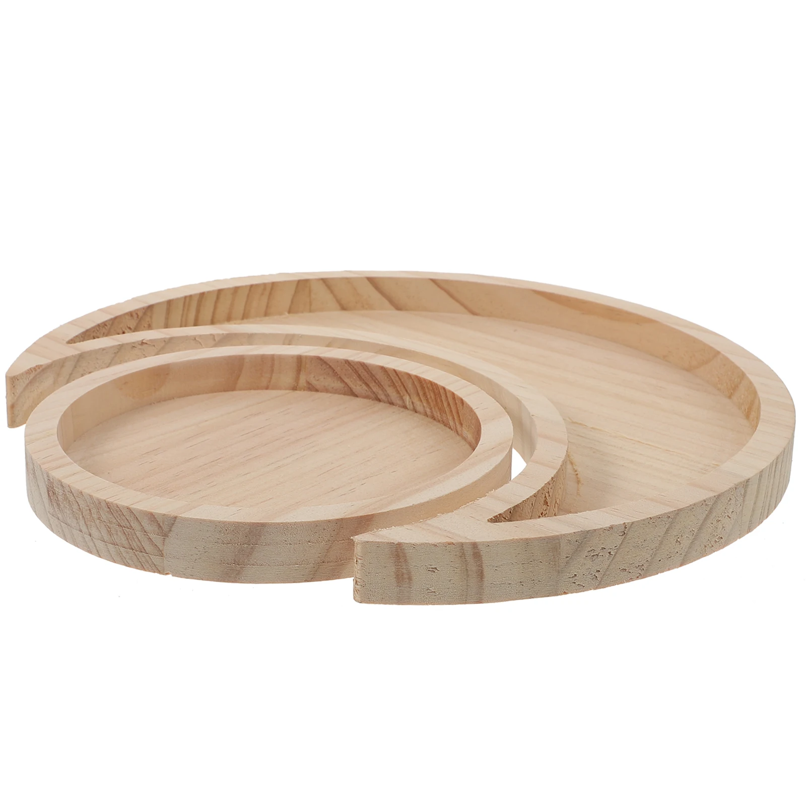 2 Pcs Wooden Jewelry Tray Waterproof Storage Display Plate for Earrings Rings Necklaces Watches Cosmetics Food
2 Pcs Wooden Jewelry Tray Waterproof Storage Display Plate for Earrings Rings Necklaces Watches Cosmetics Food
