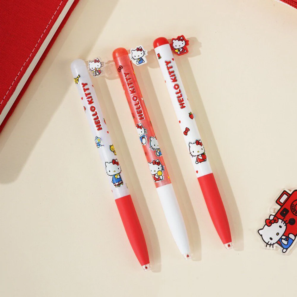 Genuine Sanrio Kt Cat Retractable Gel Pens Cartoon Hello Kitty 0.5MM Black Smooth Quick Dry Ballpoint Pens Cute Stationery Gifts
Genuine Sanrio Kt Cat Retractable Gel Pens Cartoon Hello Kitty 0.5MM Black Smooth Quick Dry Ballpoint Pens Cute Stationery Gifts