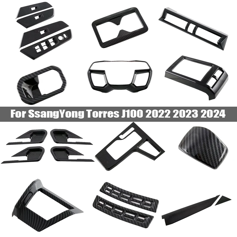 For SsangYong Torres 2022 2023 2024 ABS Carbon Interior Car Air Condition Outlet Console Gear Shift Head Window Lift Trim Panel
For SsangYong Torres 2022 2023 2024 ABS Carbon Interior Car Air Condition Outlet Console Gear Shift Head Window Lift Trim Panel