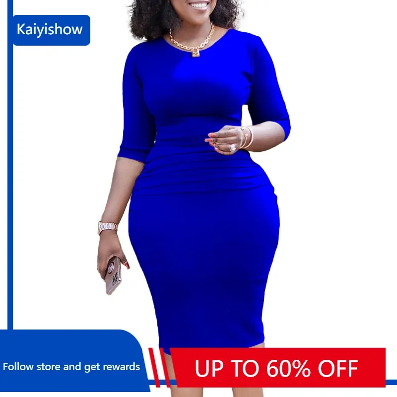 African Dresses For Women 2024 Summer Autumn Africa Clothing 3/4 Sleeve Sexy O-Neck Perspective Slim Dress Office Lady Party
African Dresses For Women 2024 Summer Autumn Africa Clothing 3/4 Sleeve Sexy O-Neck Perspective Slim Dress Office Lady Party