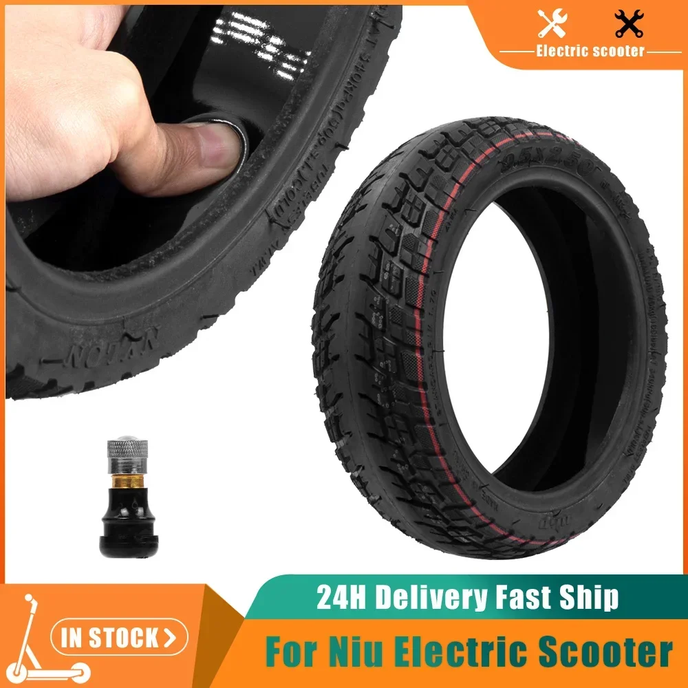 9.5*2.50 off-road Self-Healing Jelly Vacuum Tyre For NIU KQi3 Kick Scooter Electric Scooter Tubeless Tire With Valve Wheel Parts
9.5*2.50 off-road Self-Healing Jelly Vacuum Tyre For NIU KQi3 Kick Scooter Electric Scooter Tubeless Tire With Valve Wheel Parts
