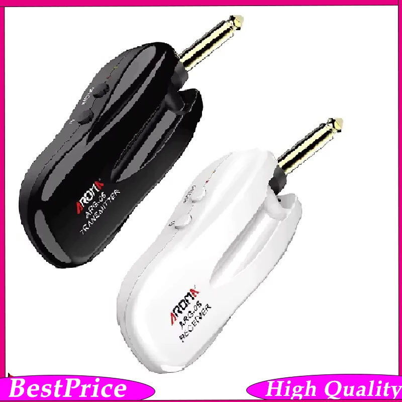 AROMA ARG-05 Guitar Wireless System Audio Transmission Rechargeable Battery Transmitter Receiver for Guitars And Bass
AROMA ARG-05 Guitar Wireless System Audio Transmission Rechargeable Battery Transmitter Receiver for Guitars And Bass