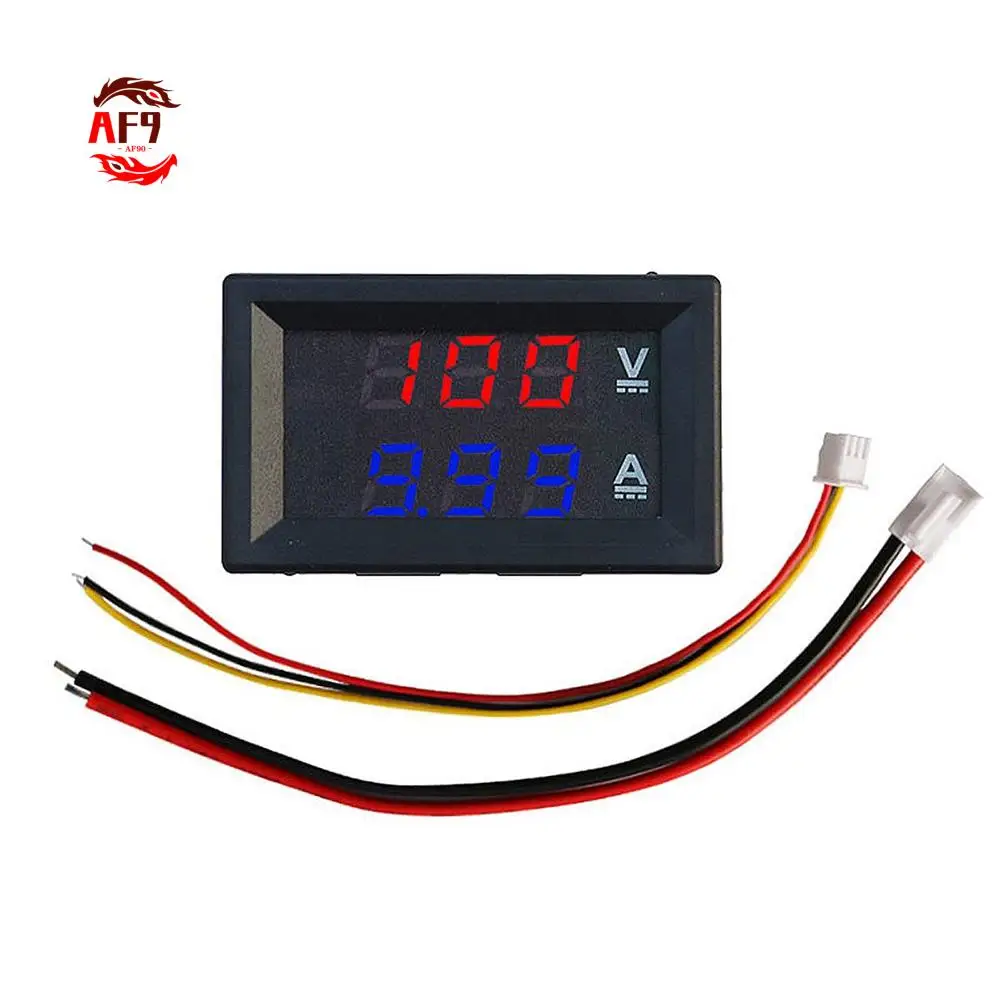 AF90-2PCS 0,28 дюйма красный + синий дисплей Вольтметр Амперметр Тестер напряжения и тока DC 100 В 50 А 3 бита с шунтом 50 А 75 МВ 
AF90-2PCS 0,28 дюйма красный + синий дисплей Вольтметр Амперметр Тестер напряжения и тока DC 100 В 50 А 3 бита с шунтом 50 А 75 МВ