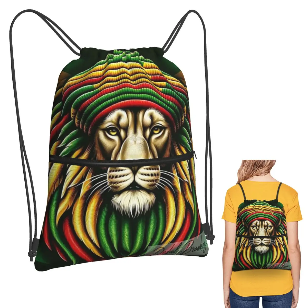 Rastafarian Amaiquina Reggae Rasta Lion Street Skullies Backpacks Drawstring Bags Sports Bag Book Bags for Travel Students
Rastafarian Amaiquina Reggae Rasta Lion Street Skullies Backpacks Drawstring Bags Sports Bag Book Bags for Travel Students