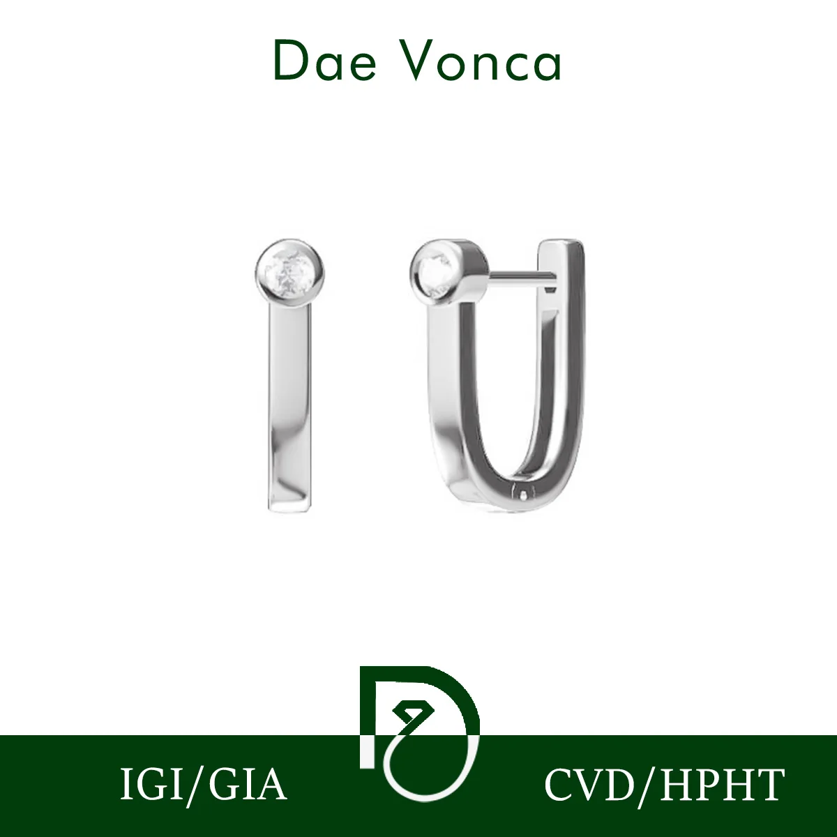 U Huggie Diamond Hoop Earrings Customized 18K White Gold U Shape Geometric Tiny Hoop Earrings For Women Men
U Huggie Diamond Hoop Earrings Customized 18K White Gold U Shape Geometric Tiny Hoop Earrings For Women Men