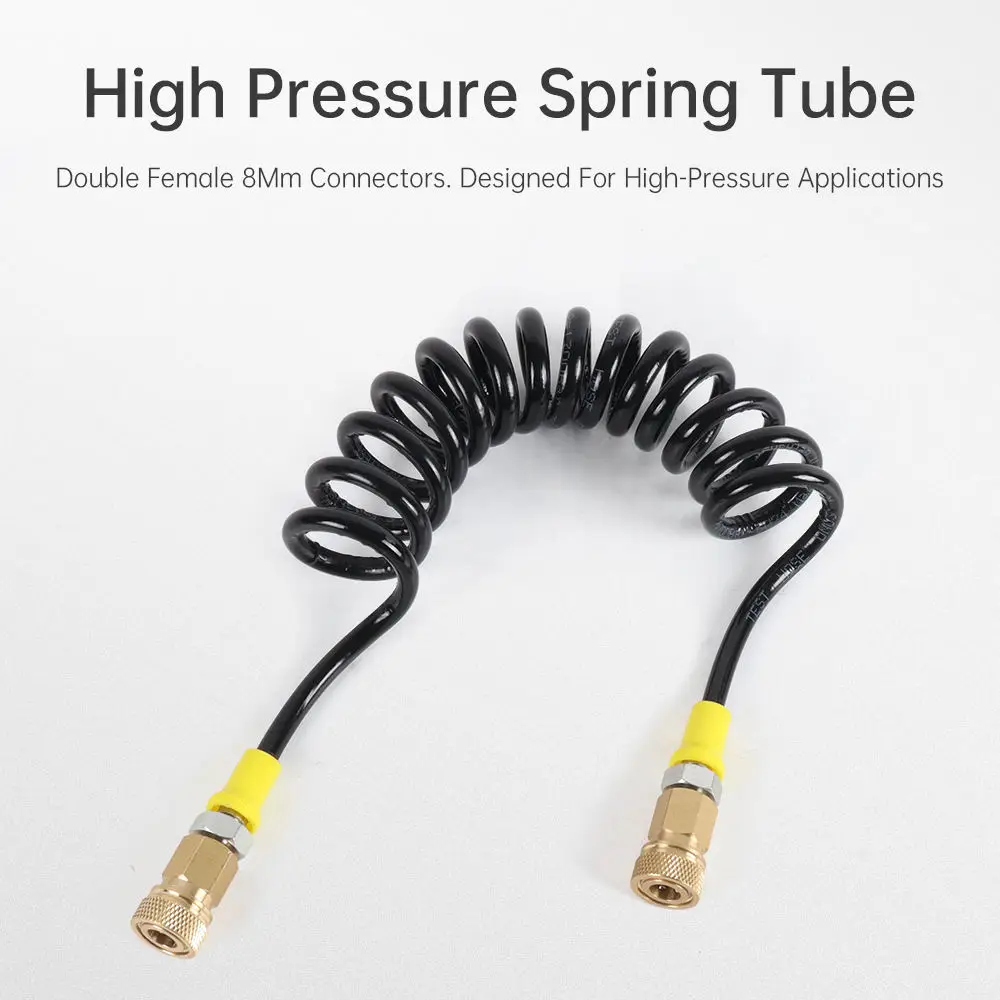 Reusable Portable Coiled High Pressure Hose Diving Equipment 35cm-110cm 6mm Quick Connect Double Female Underwater Dive Gear
Reusable Portable Coiled High Pressure Hose Diving Equipment 35cm-110cm 6mm Quick Connect Double Female Underwater Dive Gear
