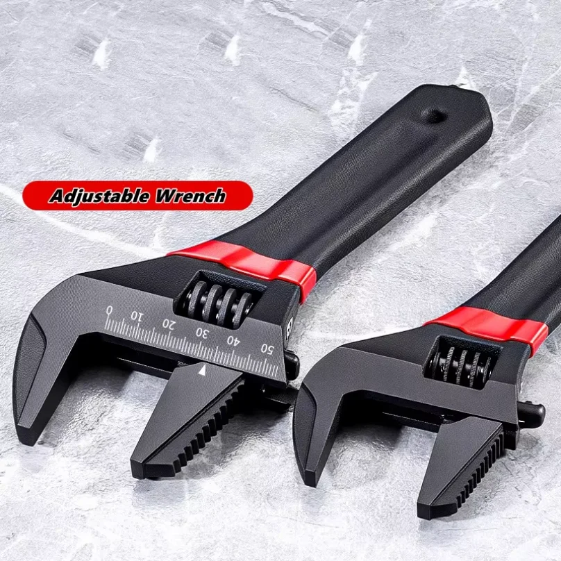 1 Pcs 6/8” Short Handle Adjustable Wrench Oversized Open Bathroom Wrench Mini Small Board Large-diameter Adjustable Short Handle
1 Pcs 6/8” Short Handle Adjustable Wrench Oversized Open Bathroom Wrench Mini Small Board Large-diameter Adjustable Short Handle