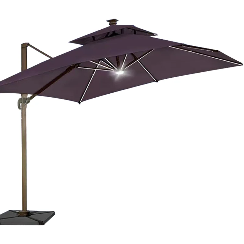 Outdoor LED Light Roma Umbrella 3*3m Modern Roman 4M Round Waterproof Sunscreen Large Parasols Cantilever Umbrellas
Outdoor LED Light Roma Umbrella 3*3m Modern Roman 4M Round Waterproof Sunscreen Large Parasols Cantilever Umbrellas
