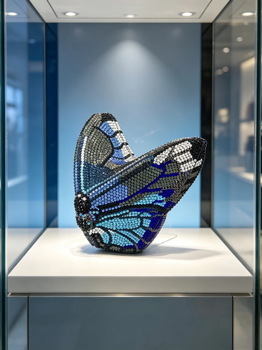 Gradient Blue Butterfly Full Rhinestone Clutch Luxury Evening Purse For Mature Women Wedding Banquet Unique Formal Dress Handbag
Gradient Blue Butterfly Full Rhinestone Clutch Luxury Evening Purse For Mature Women Wedding Banquet Unique Formal Dress Handbag